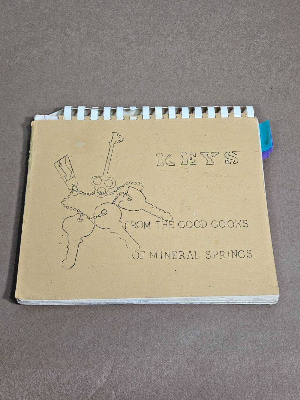 Vintage 1964 Mineral Springs AR Community Cookbook - Keys from Good Cooks